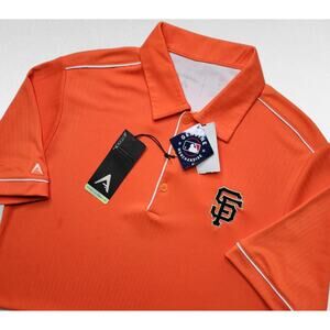 NWT San Francisco Giants Men's MLB Antigua Polo Salute Orange Size S